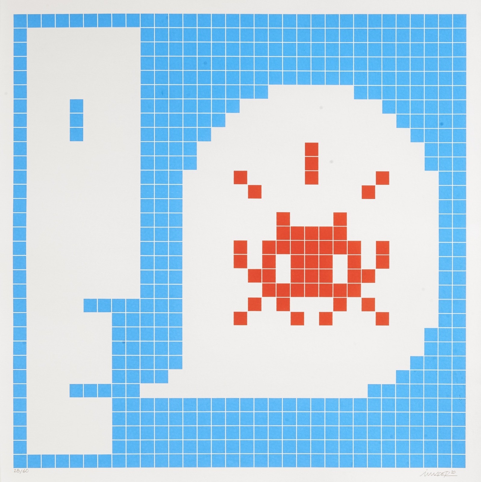 Invader, Alert (Blue) Invader, Alert (Blue)
