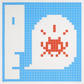 Print, Alert (Blue), Invader