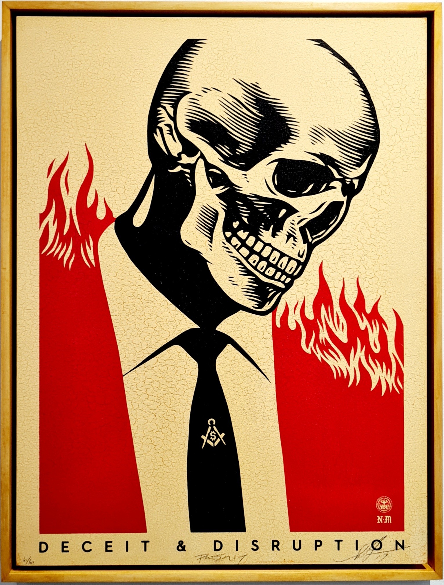 Shepard Fairey (Obey), Deceit and disruption 6/6 Shepard Fairey (Obey), Deceit and disruption 6/6