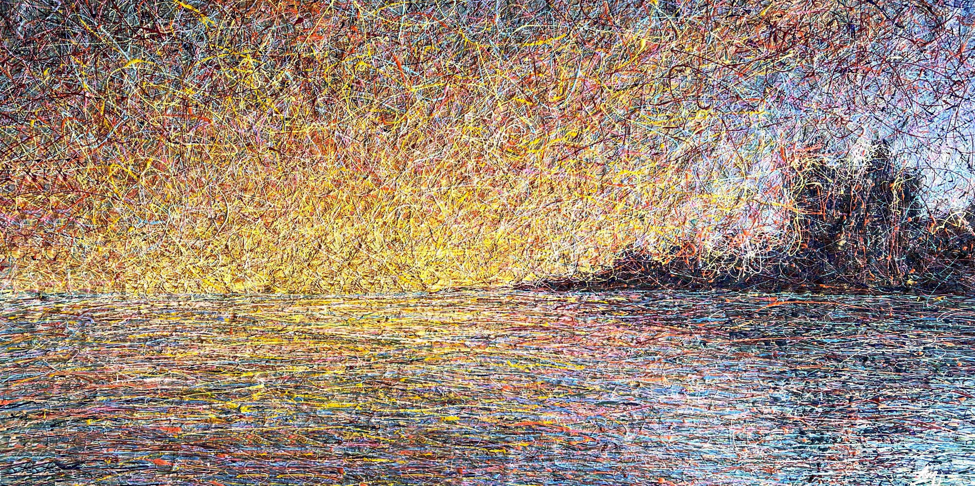 Nadin Antoniuk, Sunrise in New York city Or in another big city near the water Nadin Antoniuk, Sunrise in New York city Or in another big city near the water