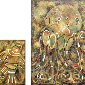 Pintura, Gutta -Percha Hunter (diptych), Zianko Vasili