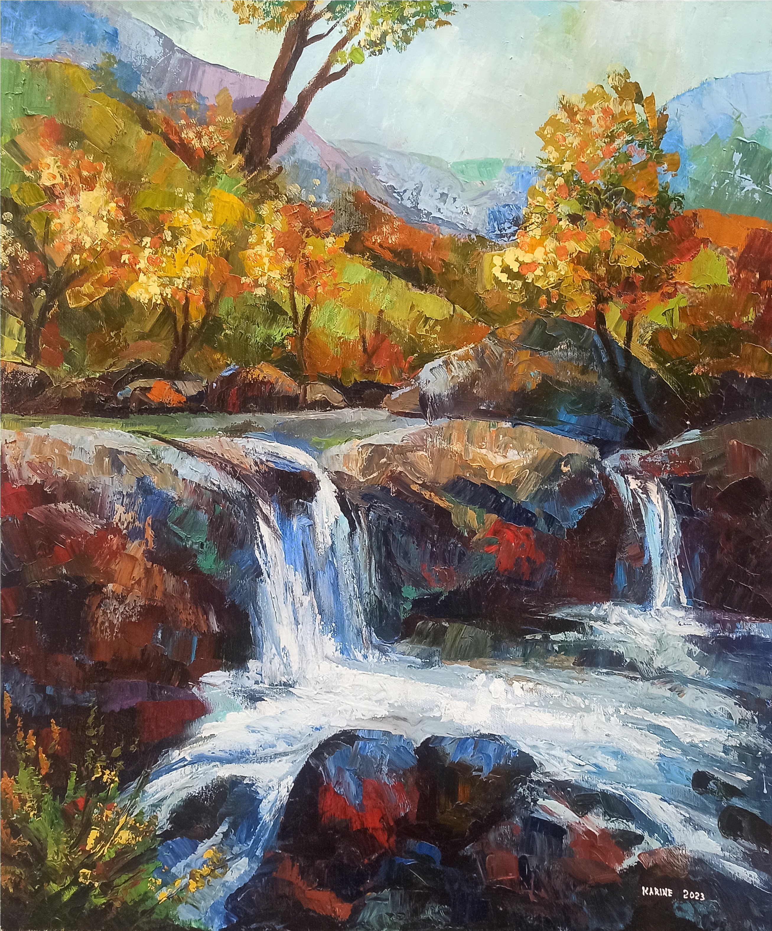 Karine Harutyunyan, Waterfall Karine Harutyunyan, Waterfall