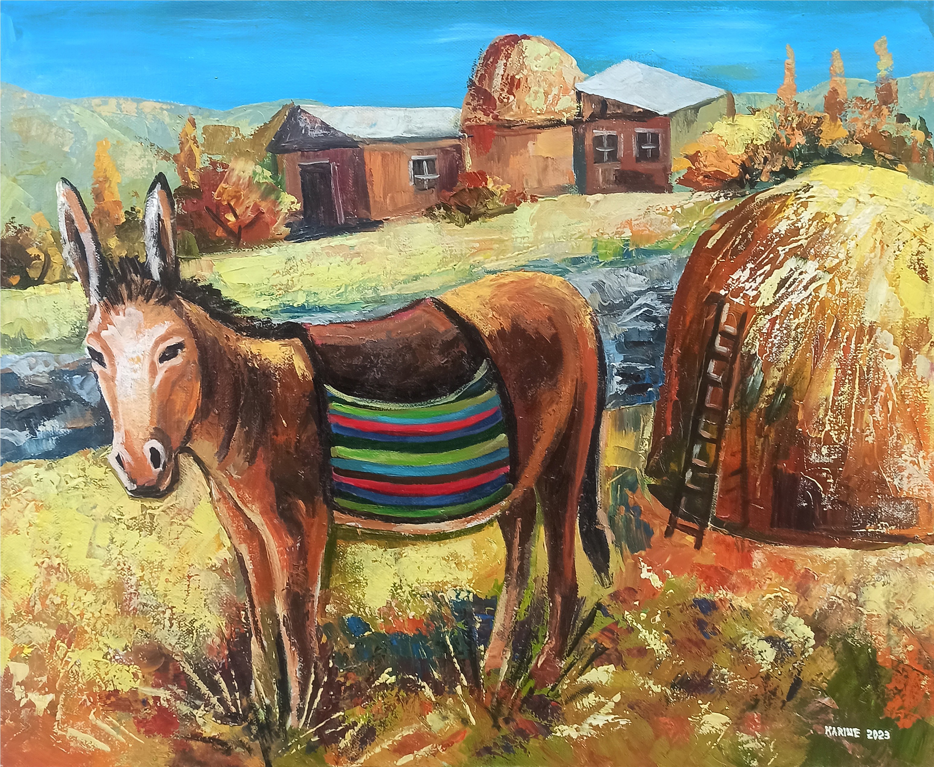 Karine Harutyunyan, Rural scene Karine Harutyunyan, Rural scene