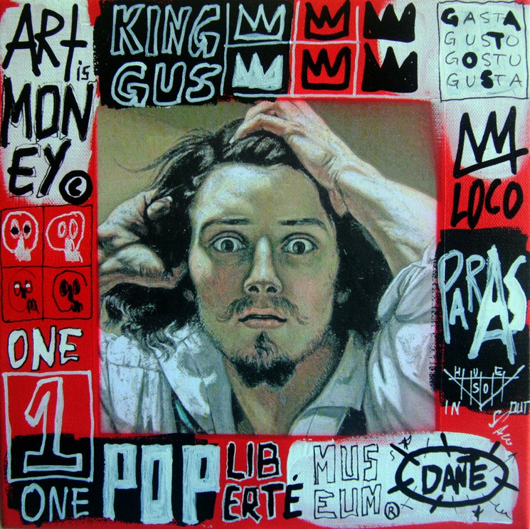 Spaco, Desparate Courbet, Painting on canvas