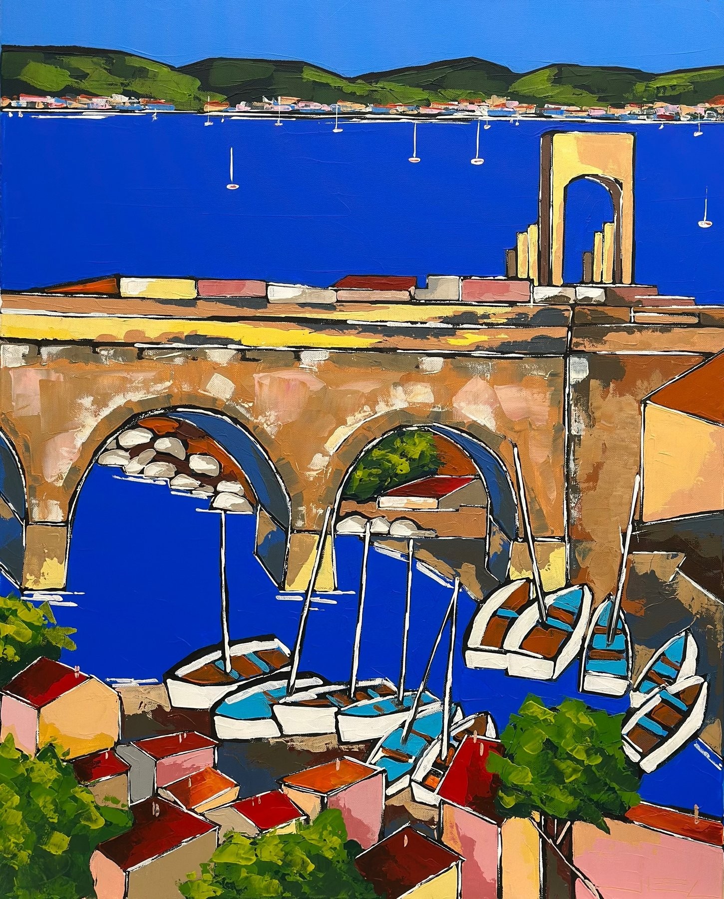 Jiel, Les belles couleurs du Vallon des Auffes à Marseille Jiel, Les belles couleurs du Vallon des Auffes à Marseille