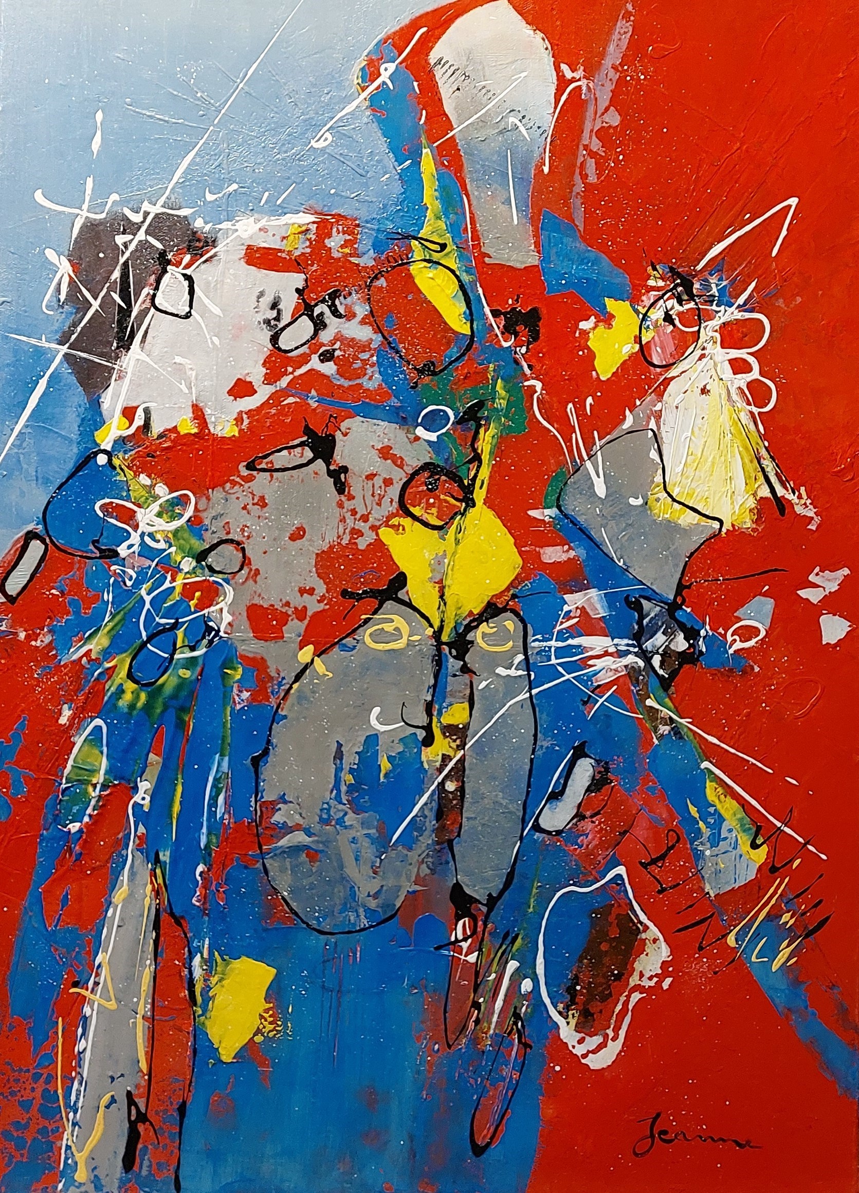 Jeanne, Réf 24-23 - Composition n° 53 Jeanne, Réf 24-23 - Composition n° 53