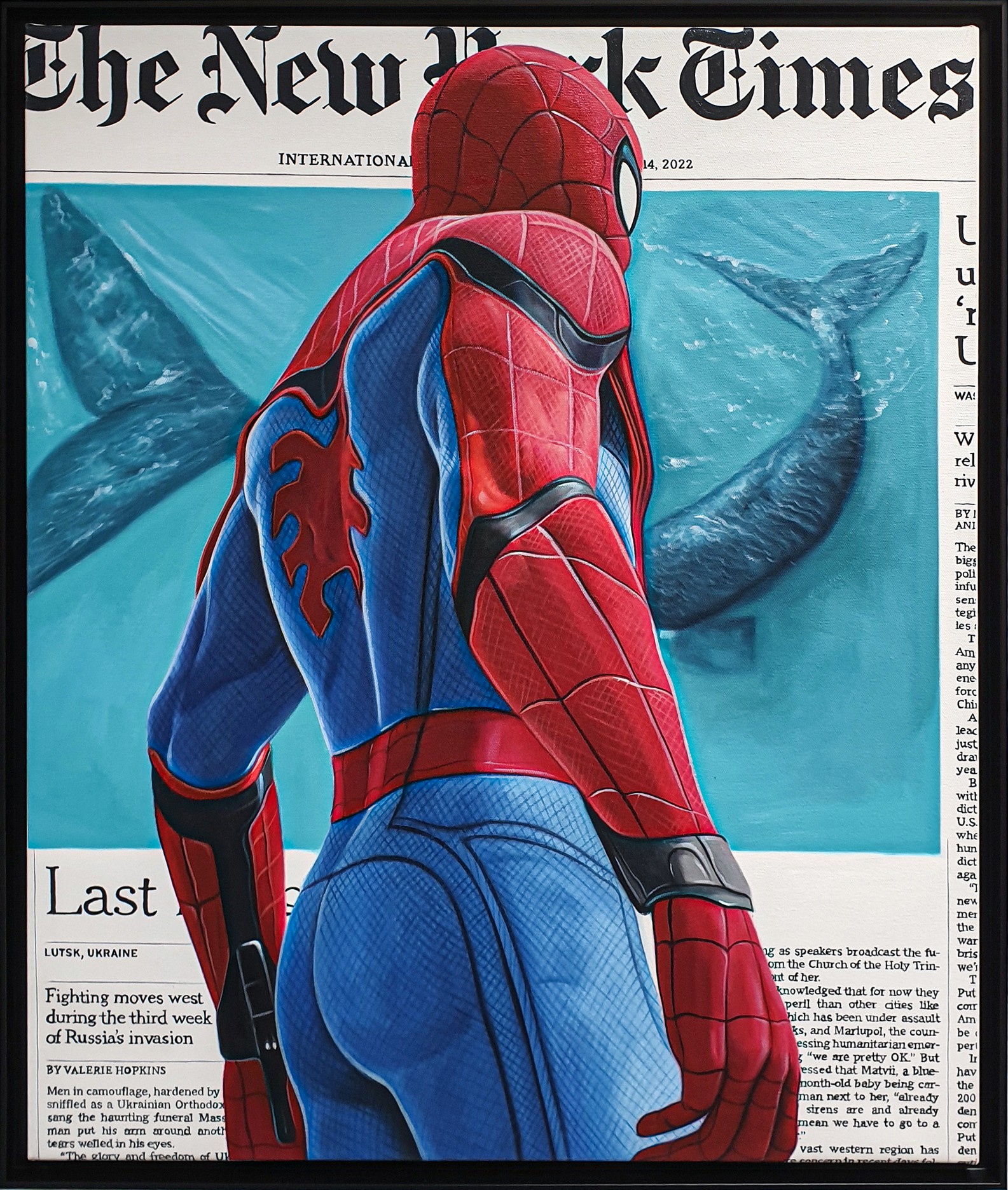Benjamin SPaRK, The Times' Guardian - Spiderman in the metaverse Benjamin SPaRK, The Times' Guardian - Spiderman in the metaverse