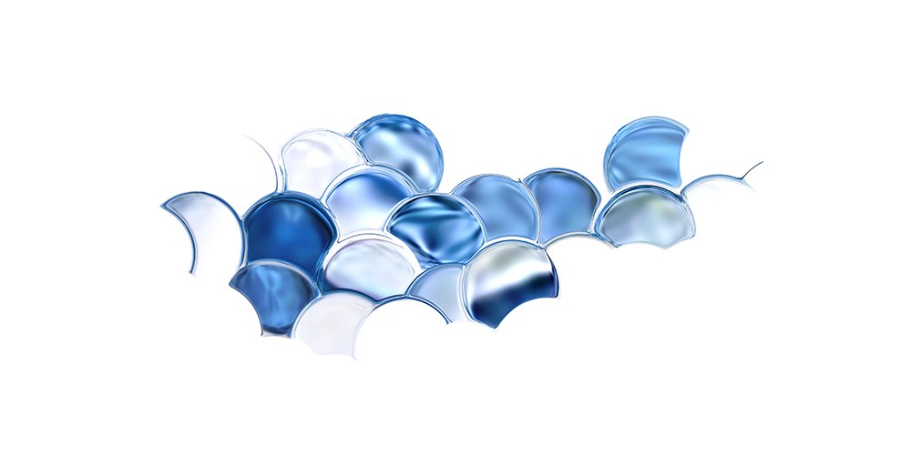 Denis Morel, Blue Cloud - série liquide abstrait Denis Morel, Blue Cloud - série liquide abstrait