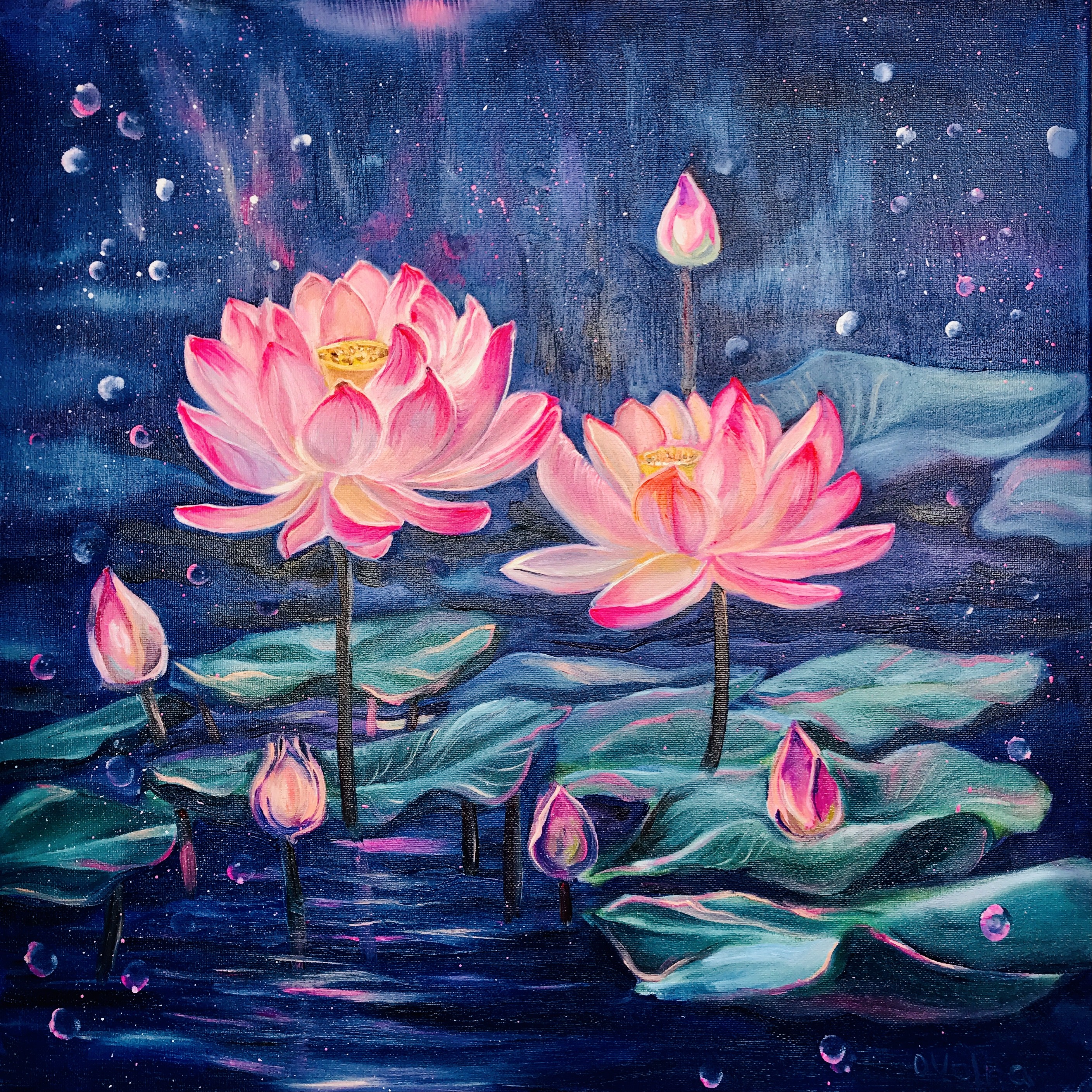 Olga Volna, Nightfall reflections Olga Volna, Nightfall reflections