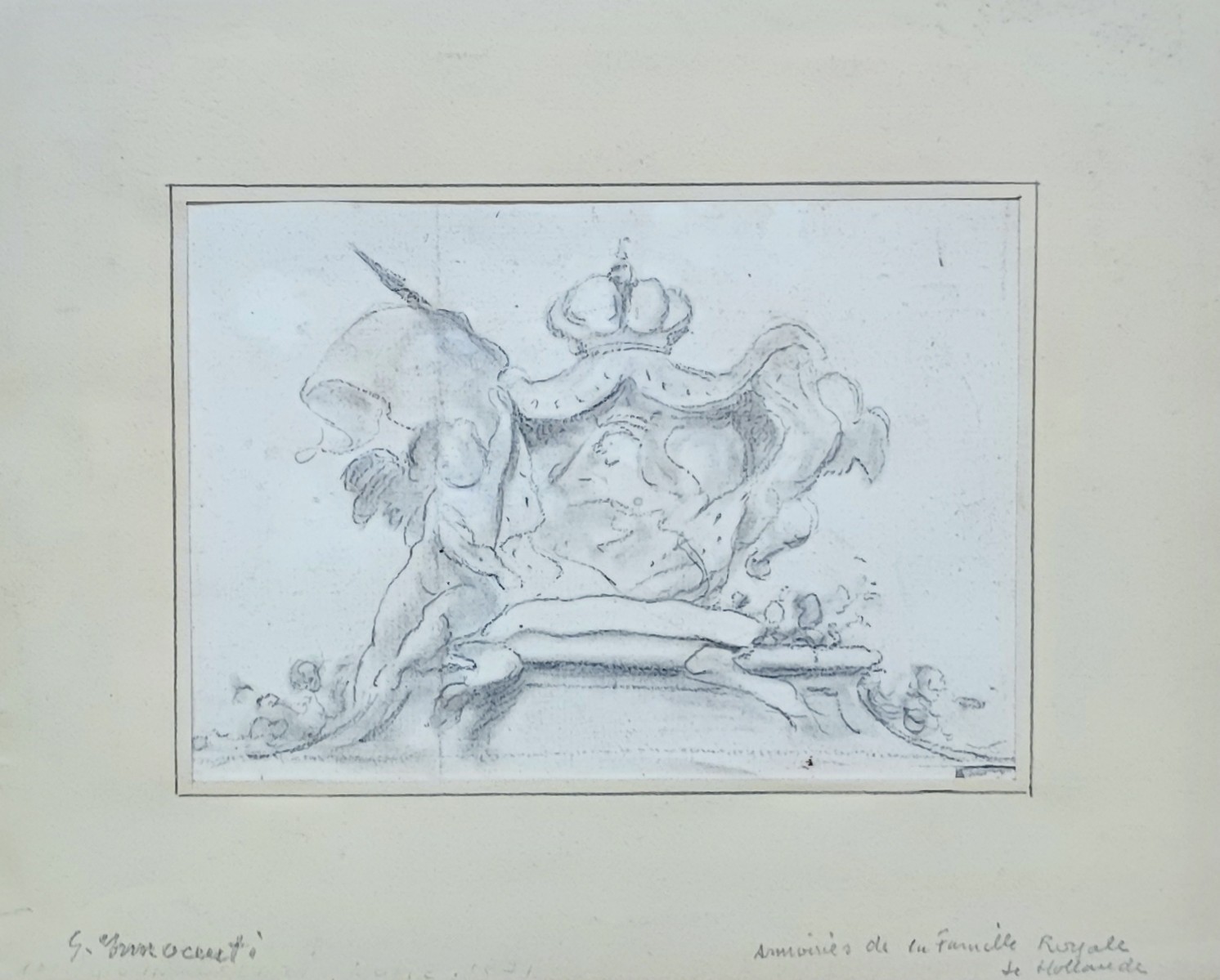 Innocenti, Esquisse Armoiries de la famille Royale de Hollande Innocenti, Esquisse Armoiries de la famille Royale de Hollande