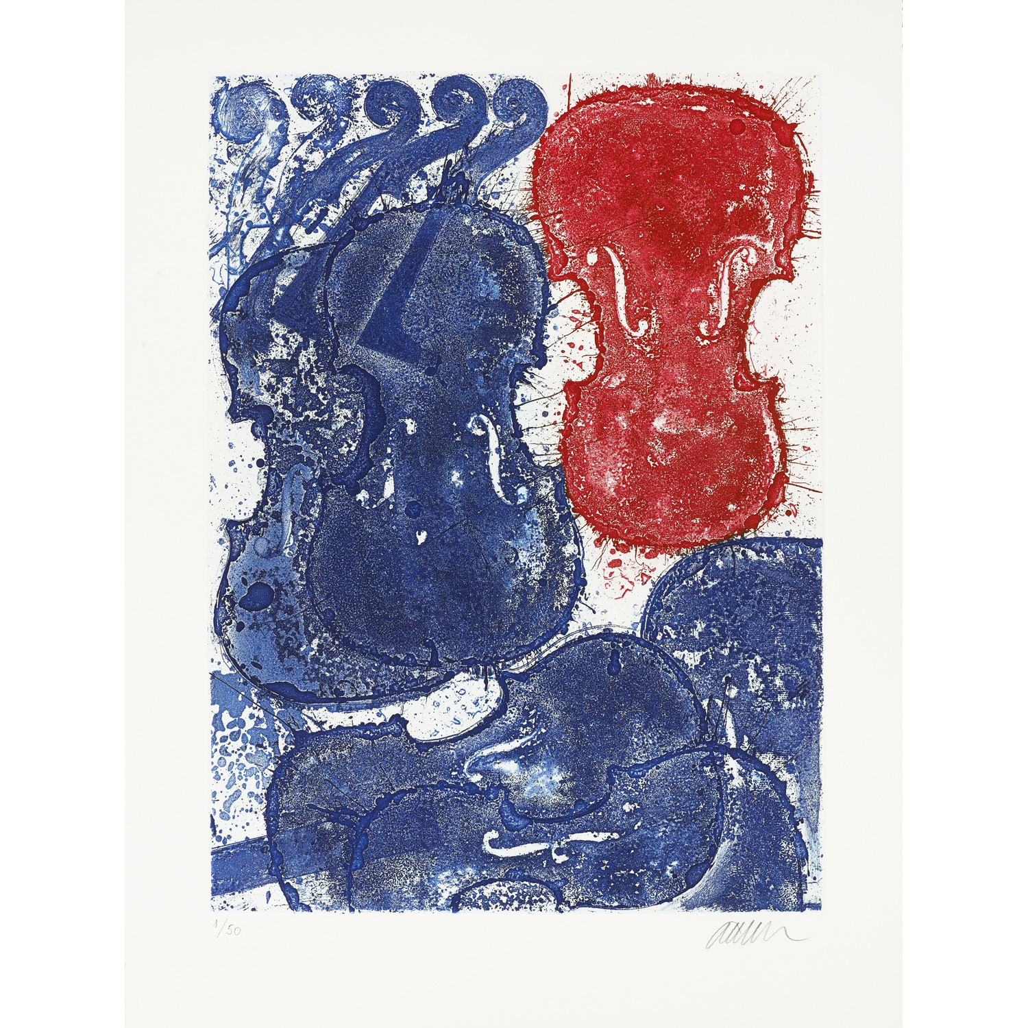 Arman, Rouge et bleu Arman, Rouge et bleu