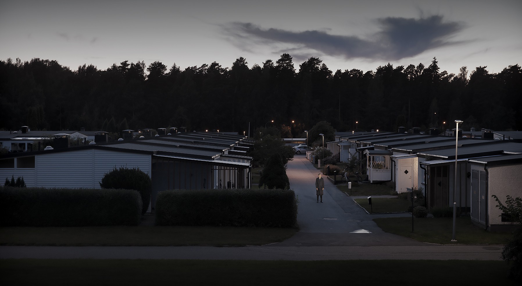 Magnus Wahman, The man on the street at dusk Magnus Wahman, The man on the street at dusk