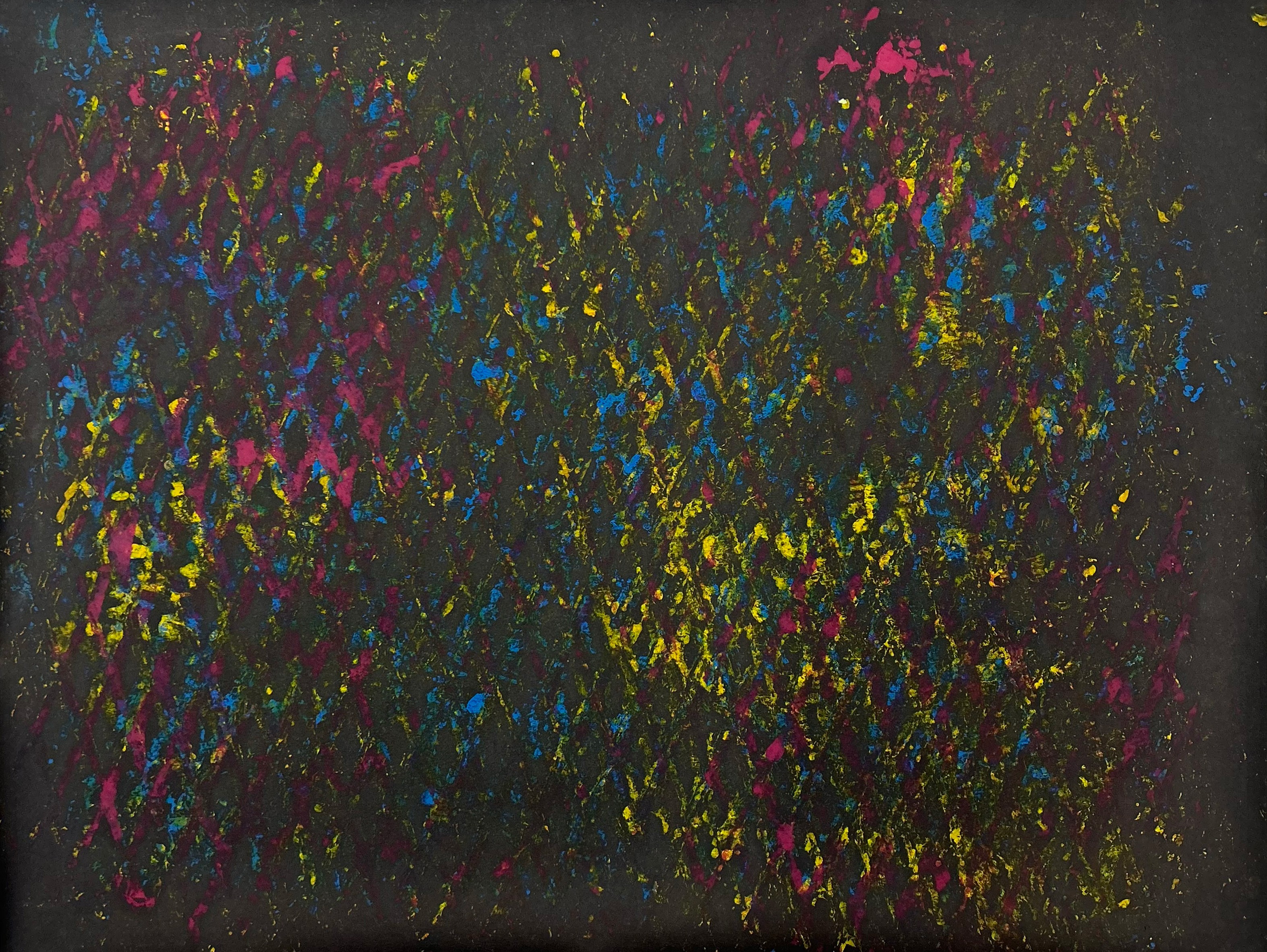 Clemens Wolf, CMYK II, Expanded Metal Painting Clemens Wolf, CMYK II, Expanded Metal Painting