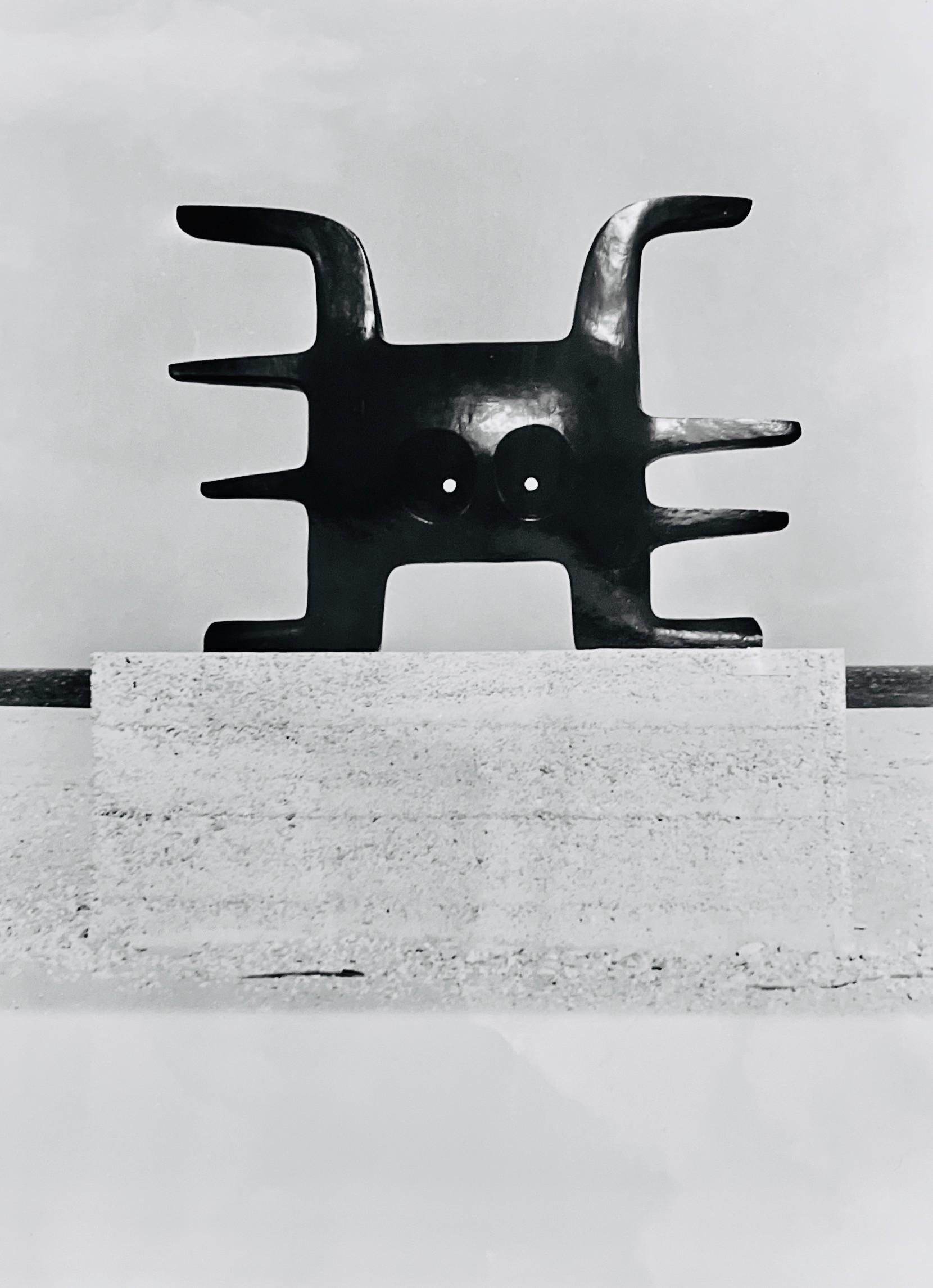 John Craven né Conte, Musée des Sables Barcarès 1970Sculpture John Craven né Conte, Musée des Sables Barcarès 1970Sculpture