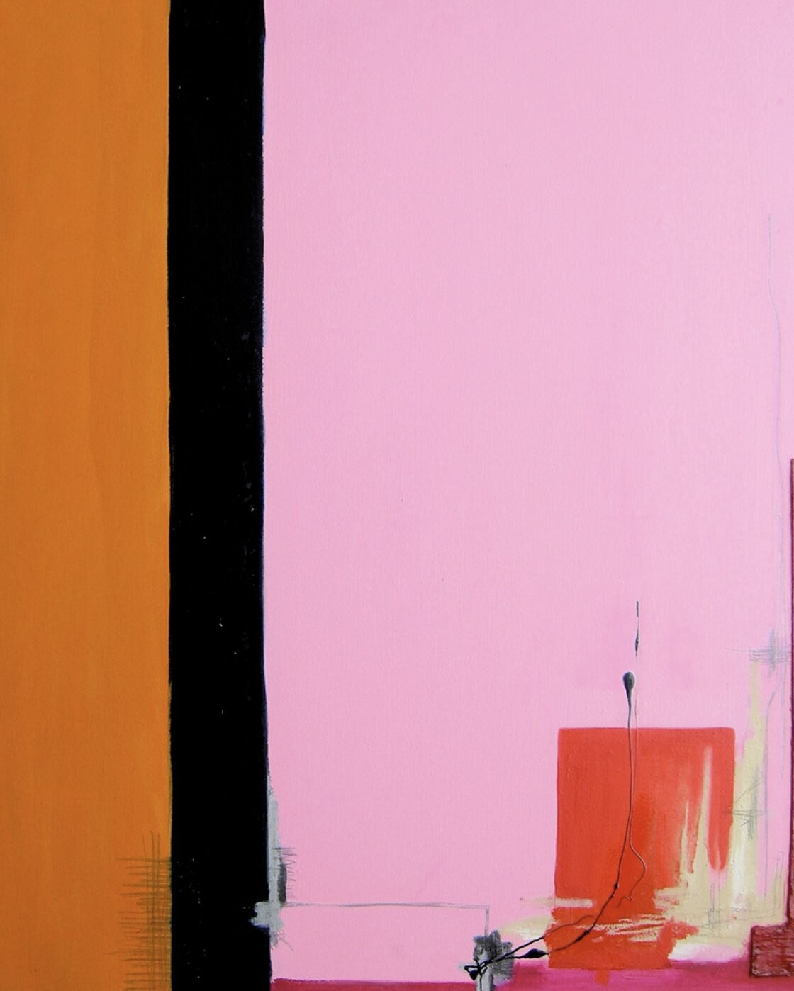 Carol Graslan, Yellow, black, pink Carol Graslan, Yellow, black, pink