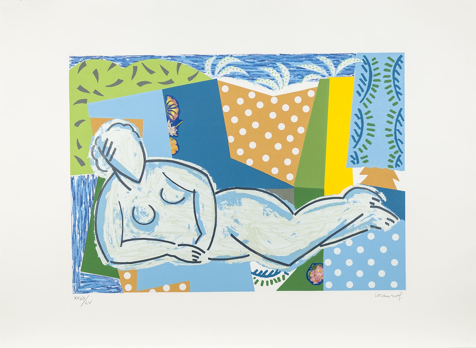 Lorenzo González, Matisse como pretexto sobre blanco Lorenzo González, Matisse como pretexto sobre blanco