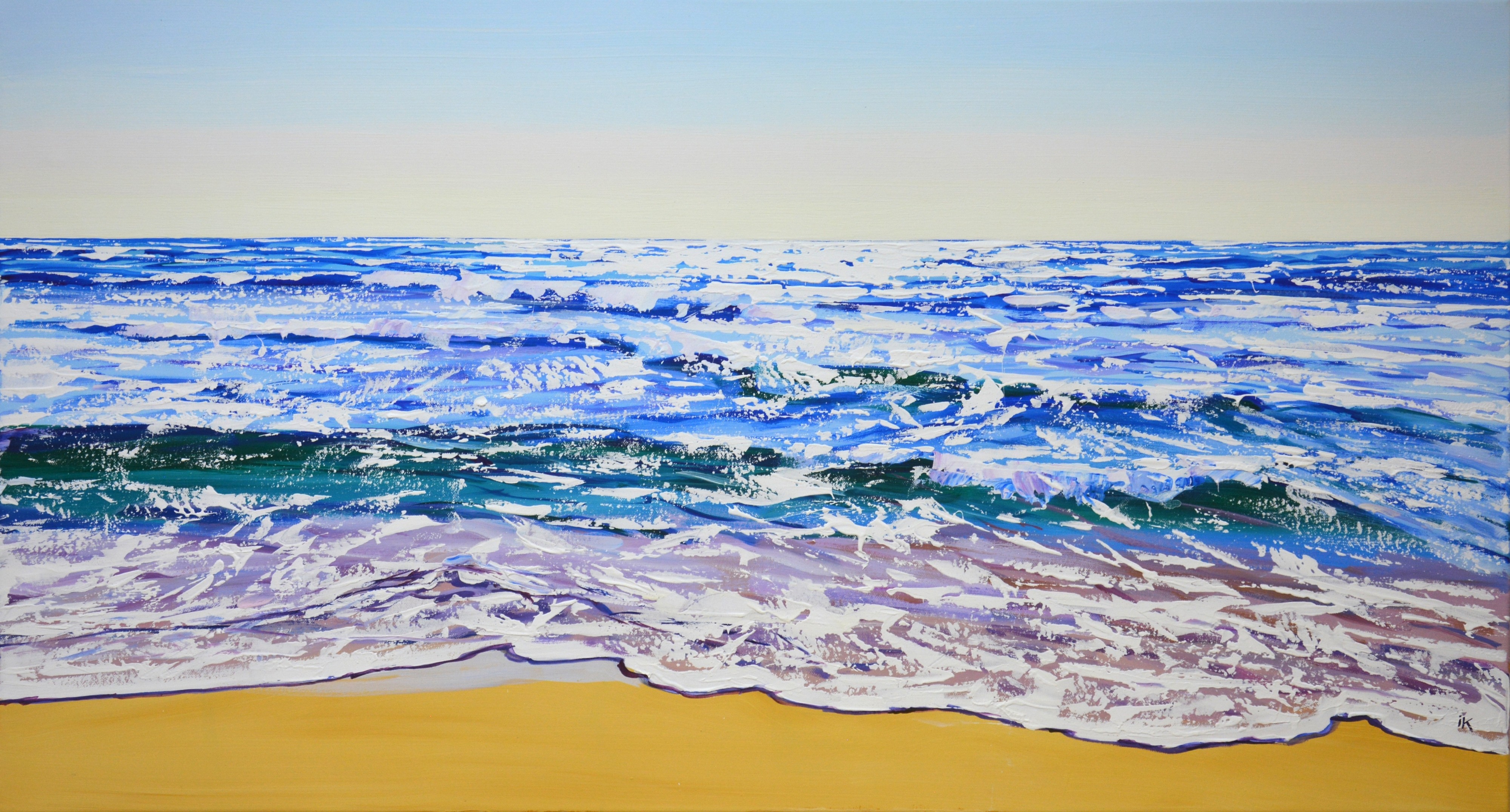 Iryna Kastsova, Seascape. Summer. Iryna Kastsova, Seascape. Summer.