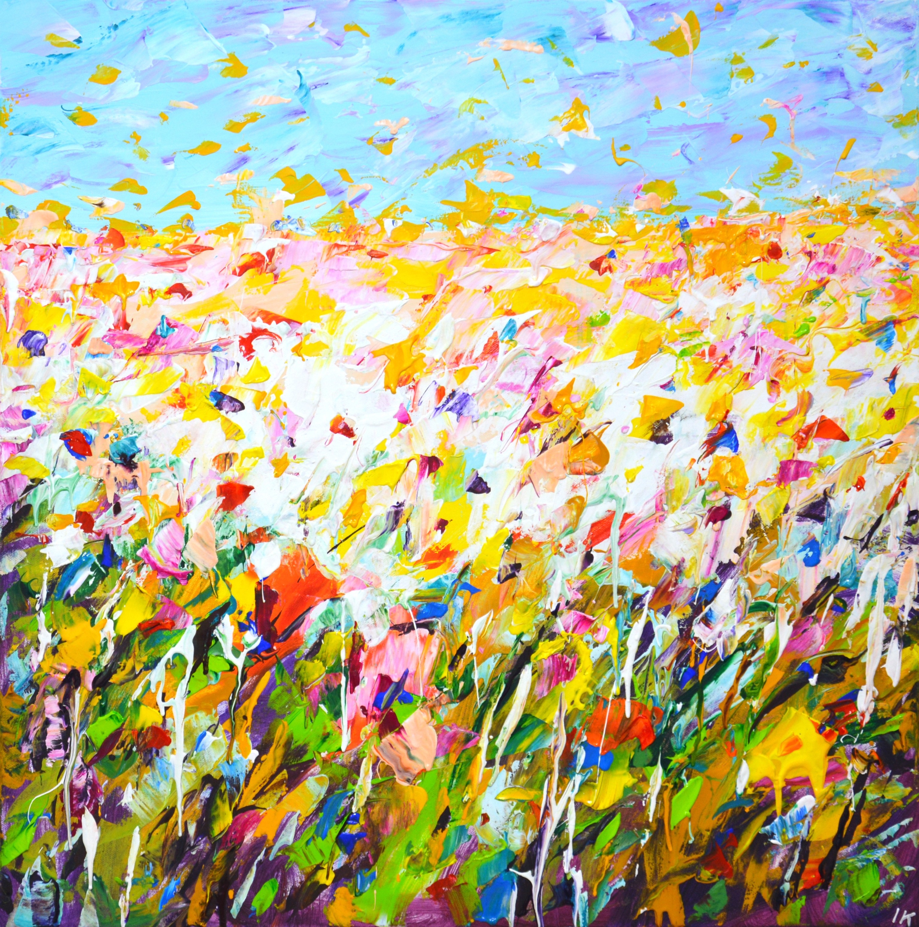 Iryna Kastsova, Summer. Flower field 15. Iryna Kastsova, Summer. Flower field 15.