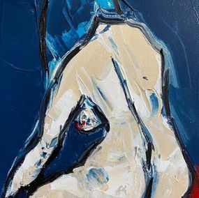 Gemälde, Nude in Blue, Aimée De Courtozé