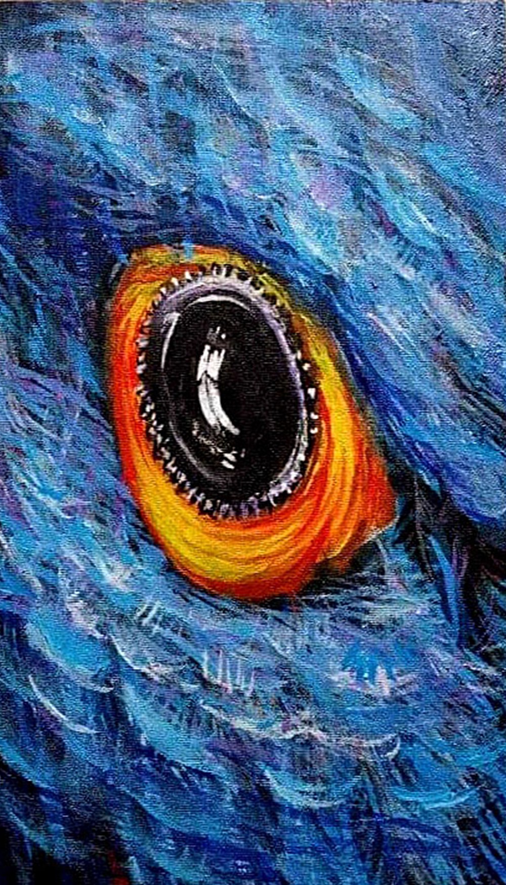 Lilya Volskaya, Blue parrot. Fun and lightness. Lilya Volskaya, Blue parrot. Fun and lightness.