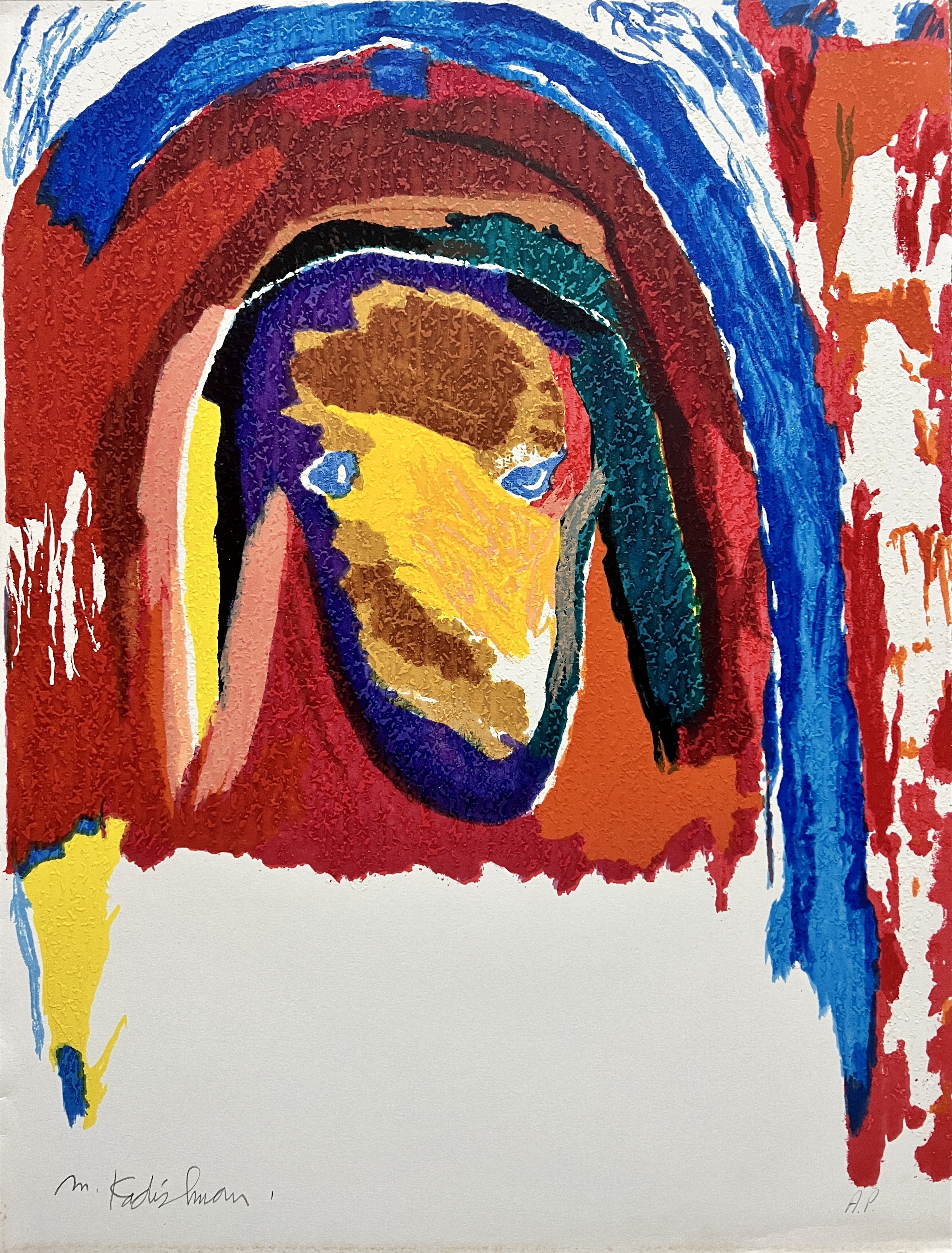 Menashe Kadishman, Colorful Sheep Menashe Kadishman, Colorful Sheep