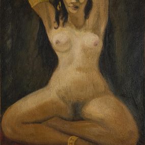 Peinture, Nude Woman, Edgar Stoebel