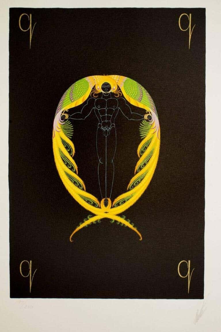 Erte Tirtoff, Letter Q Erte Tirtoff, Letter Q