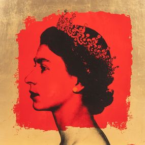 Peinture, Queen Elizabeth II Portrait, Dane Shue