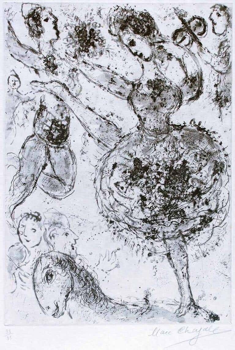 Marc Chagall, La Grande Danseuse Marc Chagall, La Grande Danseuse