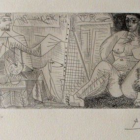 Print, Le Peintre et Son Modèle, Pablo Picasso