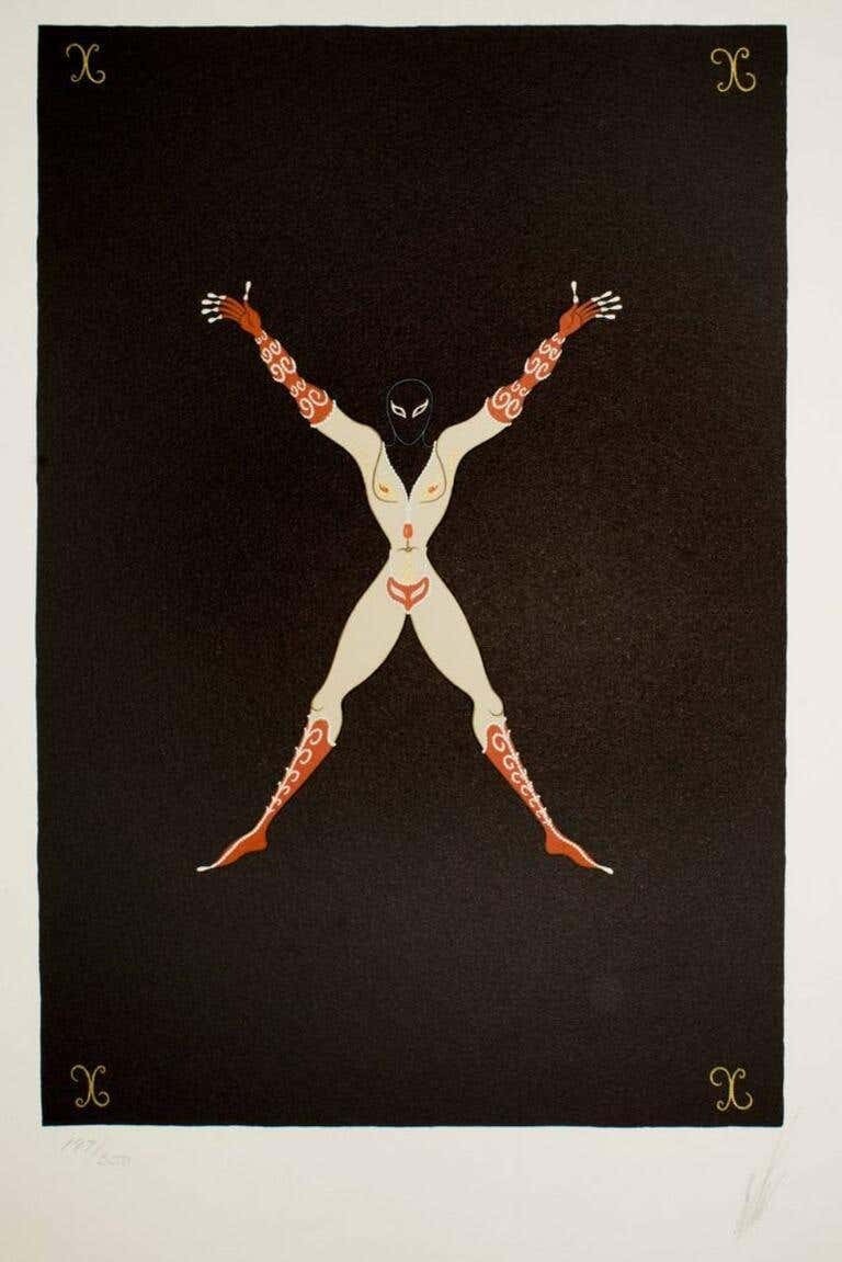 Erte Tirtoff, Letter X Erte Tirtoff, Letter X