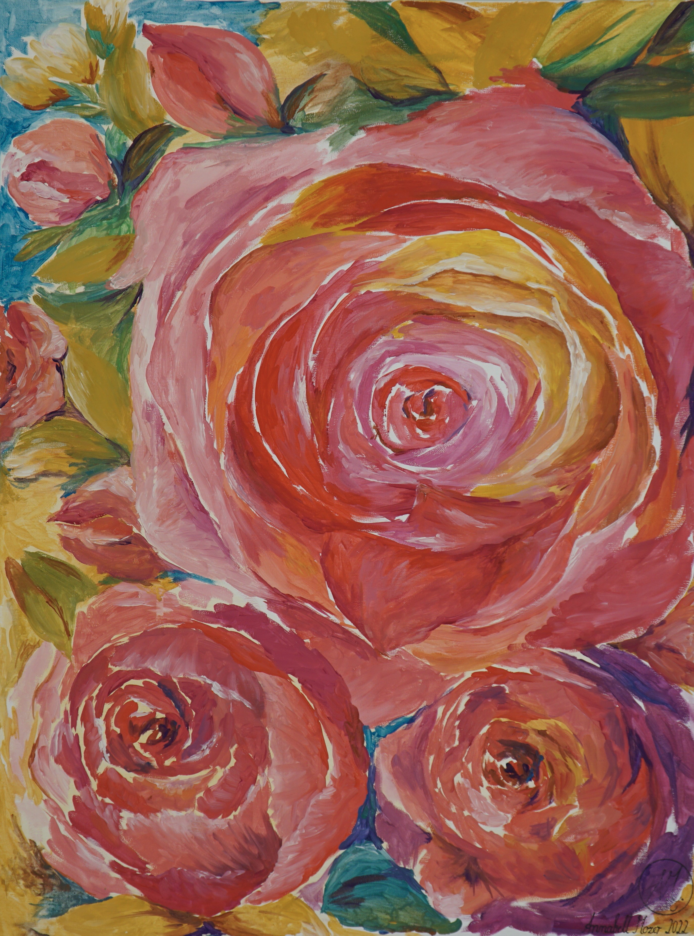 Annabell Mozer, Abstract roses Annabell Mozer, Abstract roses