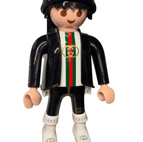 Escultura, Playmobil Gucci, Guillaume & Anthony