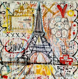 Painting, Paris dream, Mercedes Lagunas