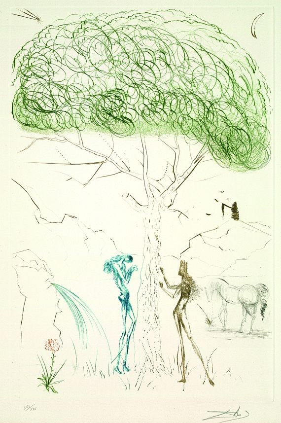 Salvador Dali, Tristan und Isolde (Set of 21 Prints, framed) Salvador Dali, Tristan und Isolde (Set of 21 Prints, framed)