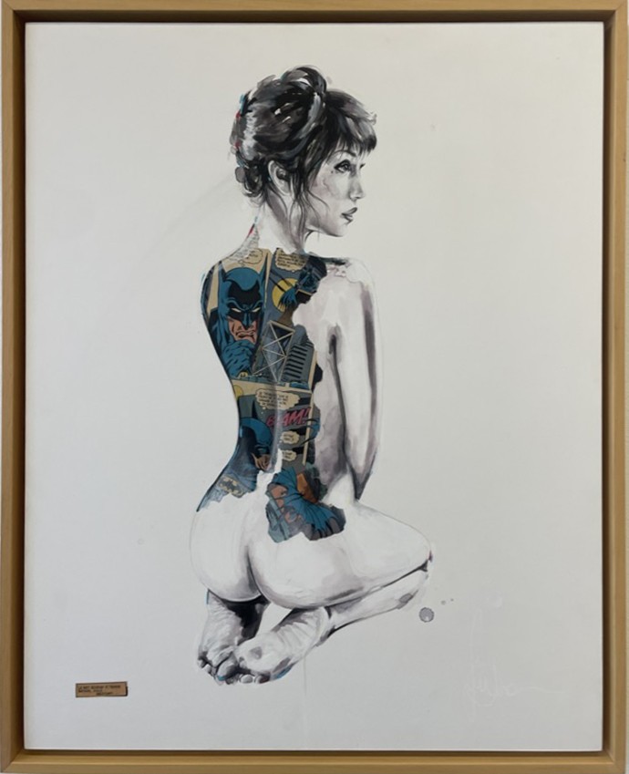 Sandra Chevrier, La Cage meditant au clan ete lune Sandra Chevrier, La Cage meditant au clan ete lune