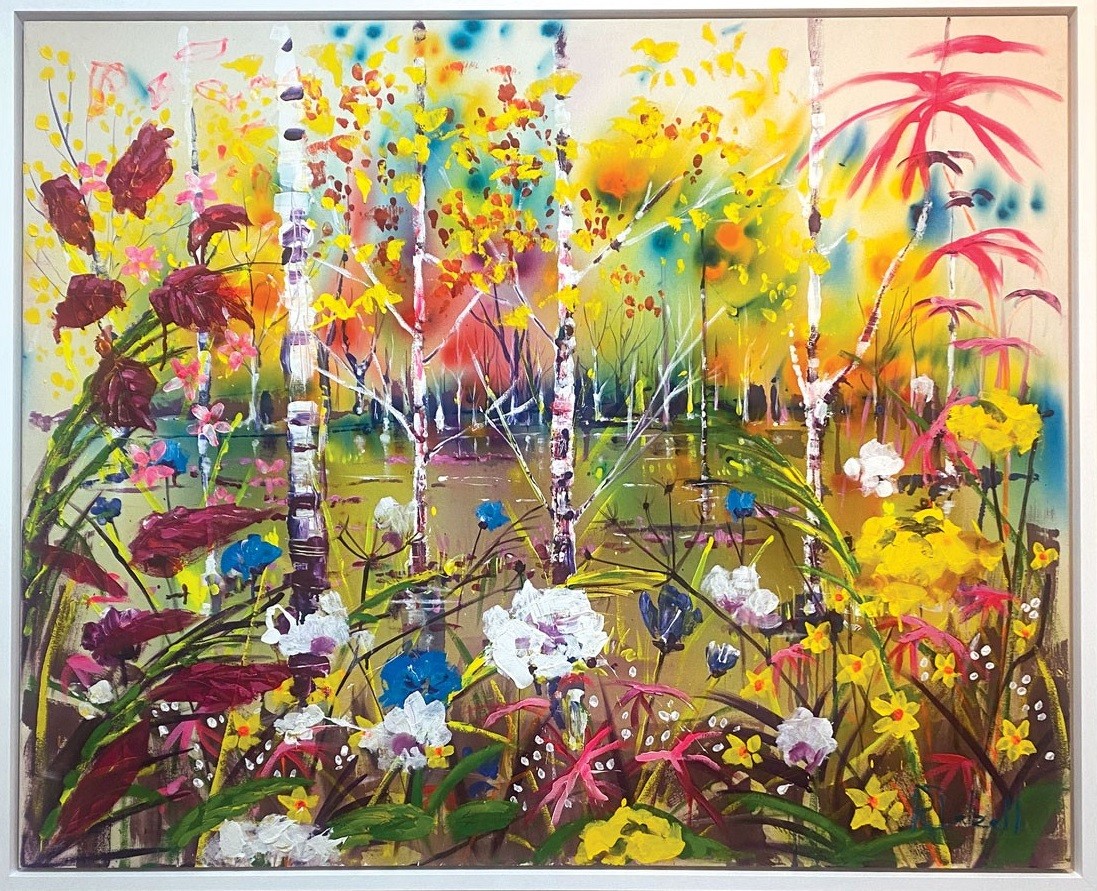 Rachael Dalzell, Calm and quiet amongst the trees Rachael Dalzell, Calm and quiet amongst the trees