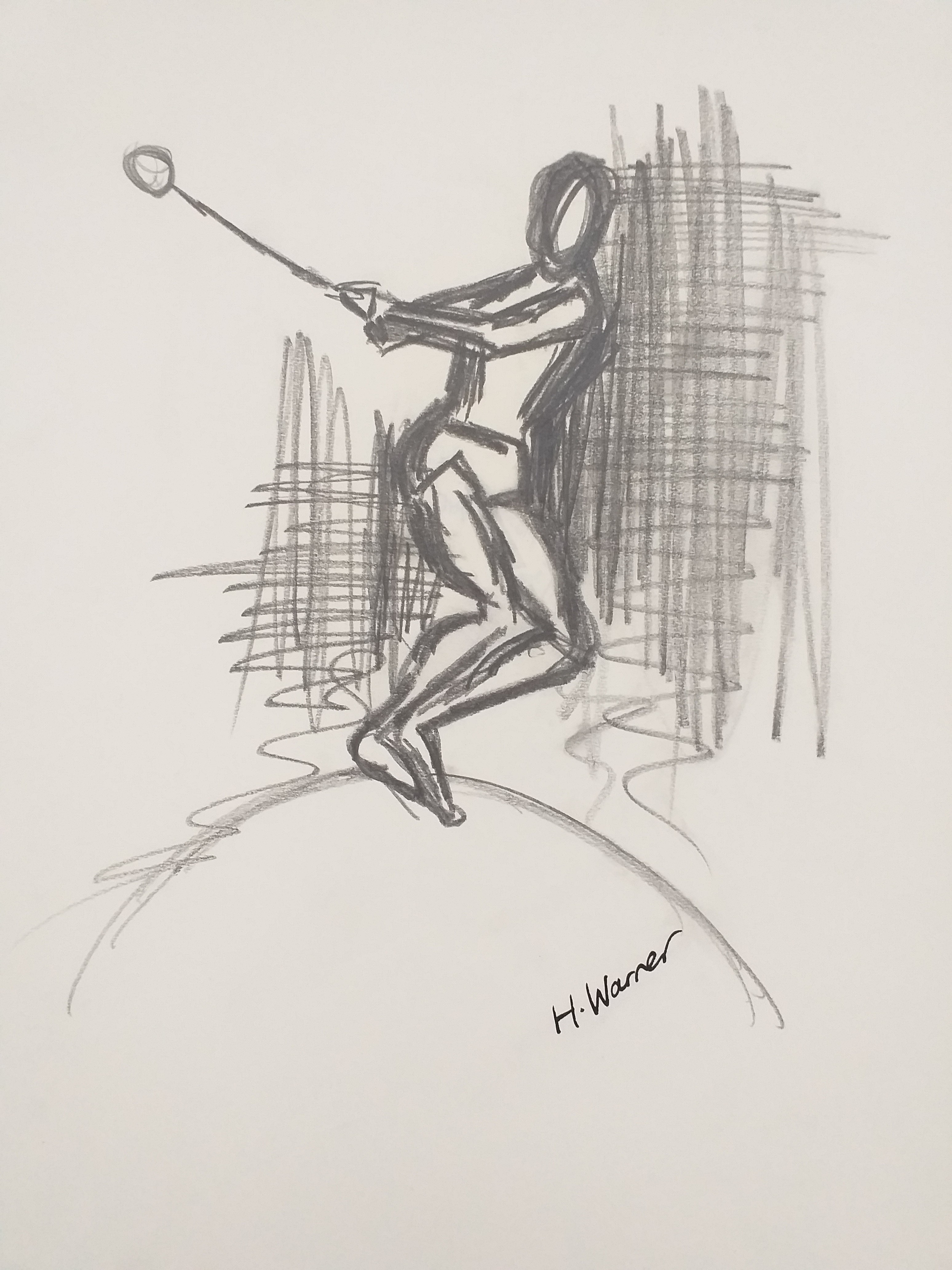 Helen Warner, The Hammer Thrower I Helen Warner, The Hammer Thrower I
