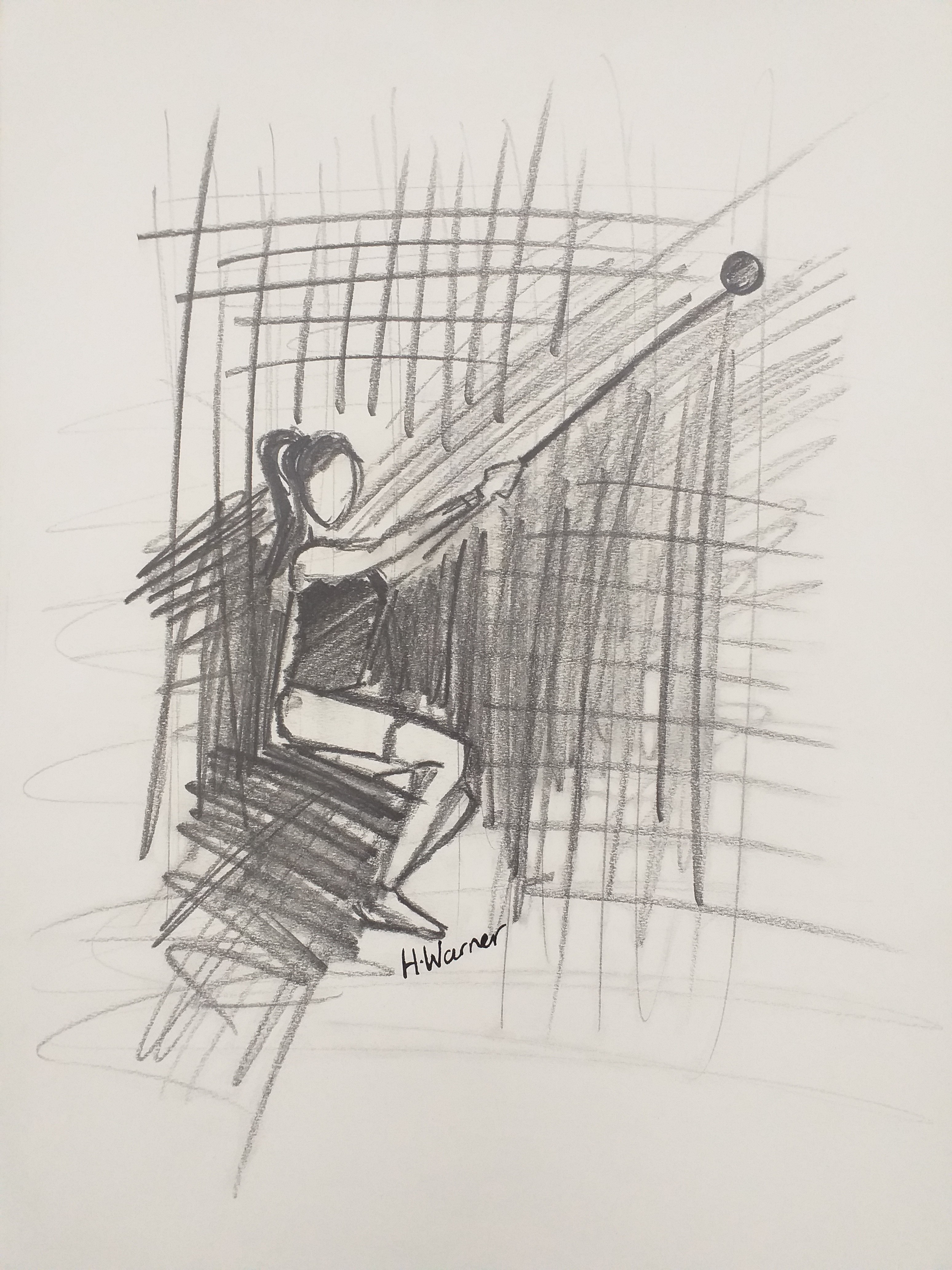 Helen Warner, The Hammer Thrower II Helen Warner, The Hammer Thrower II