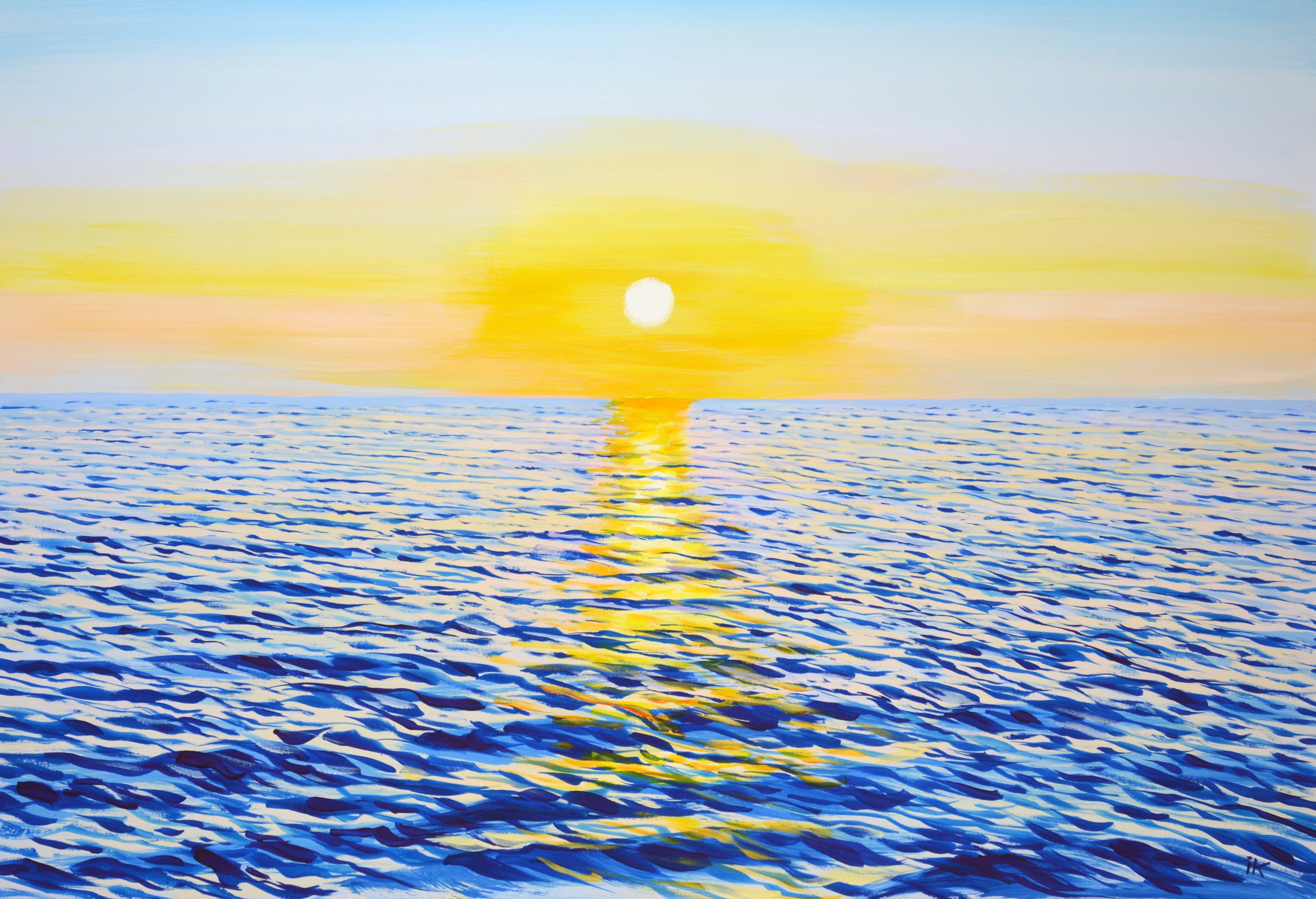 Iryna Kastsova, Seascape. Sunny road. Iryna Kastsova, Seascape. Sunny road.