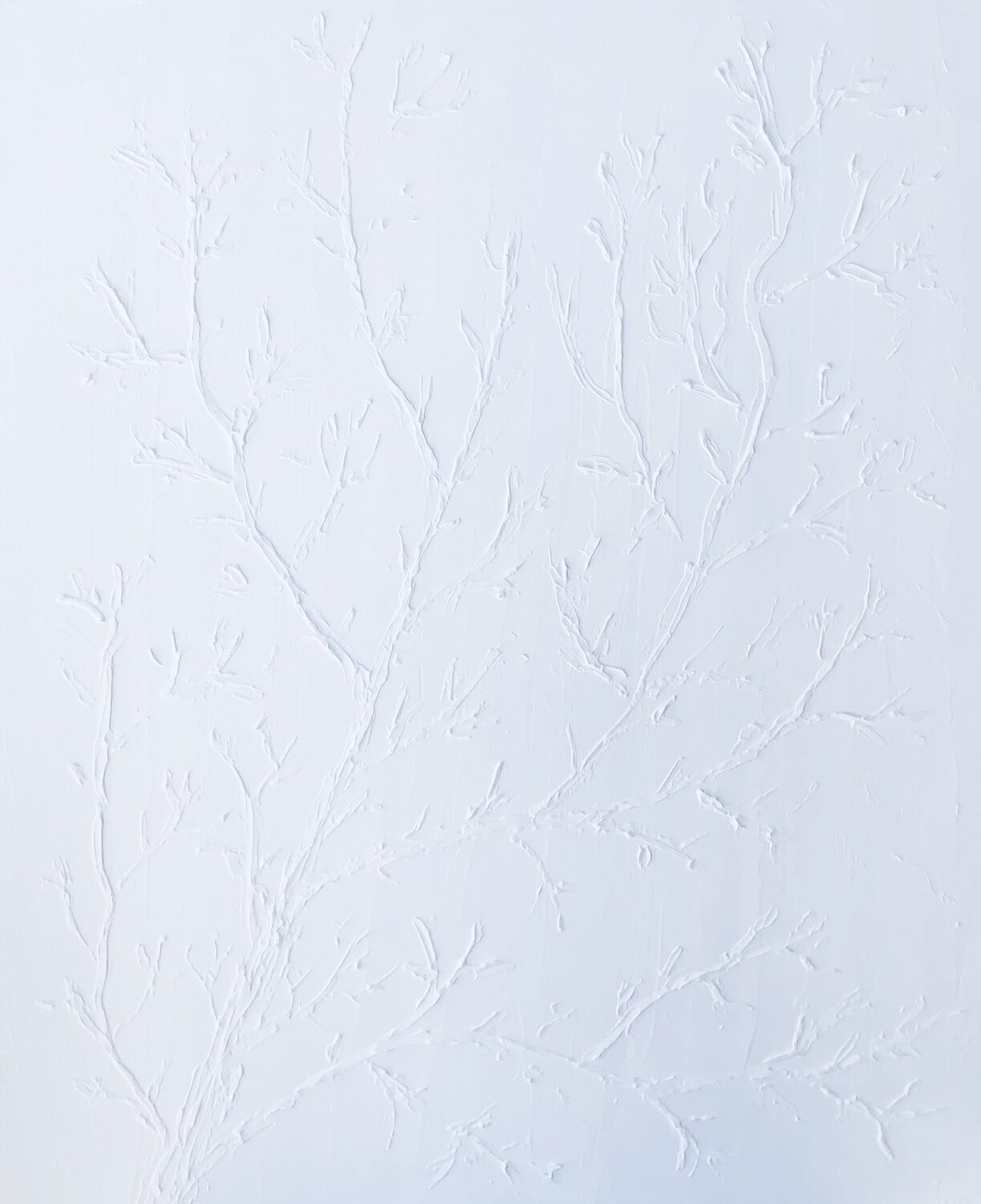 Nataliia Krykun, 3D Tree branches white textured, minimalistic abstraction Nataliia Krykun, 3D Tree branches white textured, minimalistic abstraction