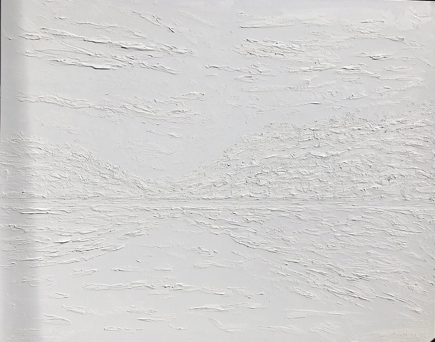 Nataliia Krykun, White seascape in 3D Nataliia Krykun, White seascape in 3D