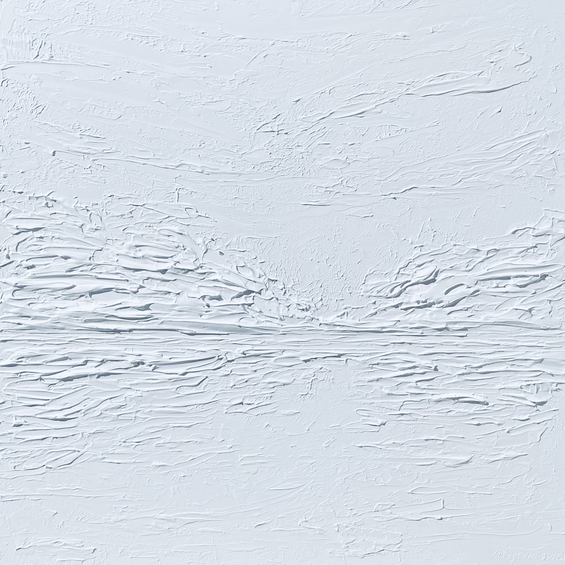 Nataliia Krykun, White seascape 3D Nataliia Krykun, White seascape 3D