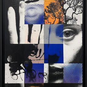 Gemälde, Hand Blue, Thomas Berthier