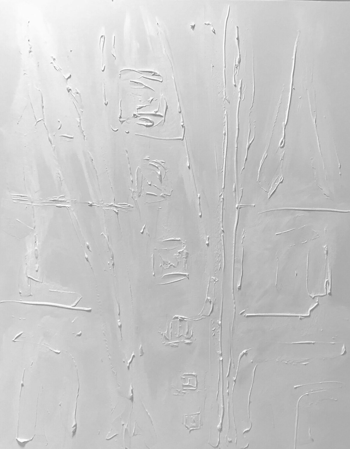 Nataliia Krykun, White abstract landscape in 3D Nataliia Krykun, White abstract landscape in 3D