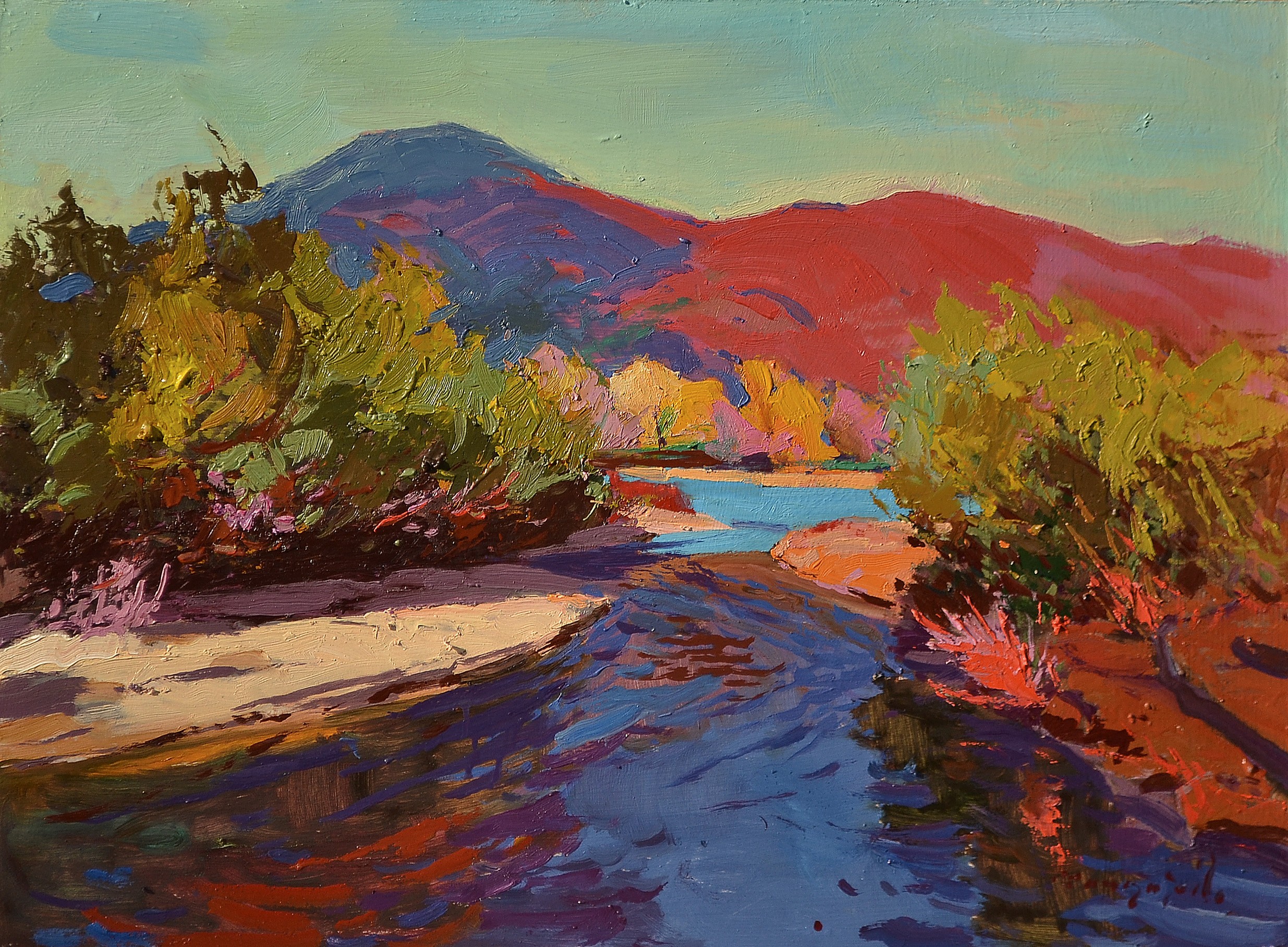 Alexander Shandor, The evening is burning away Alexander Shandor, The evening is burning away