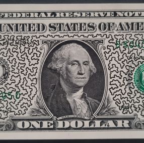 Fine Art Drawings, One line dollar, Claire Godet
