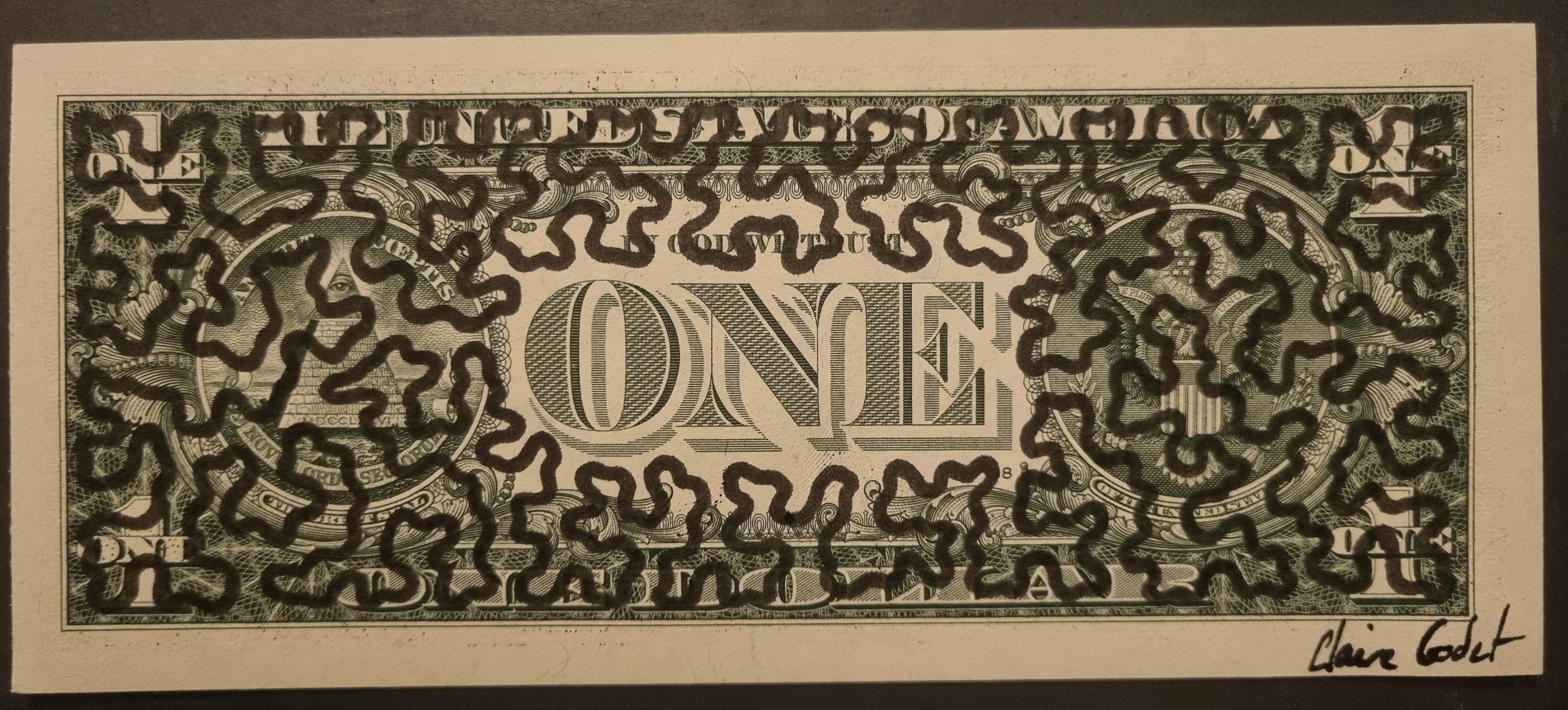 Claire Godet, One line Claire Godet, One line