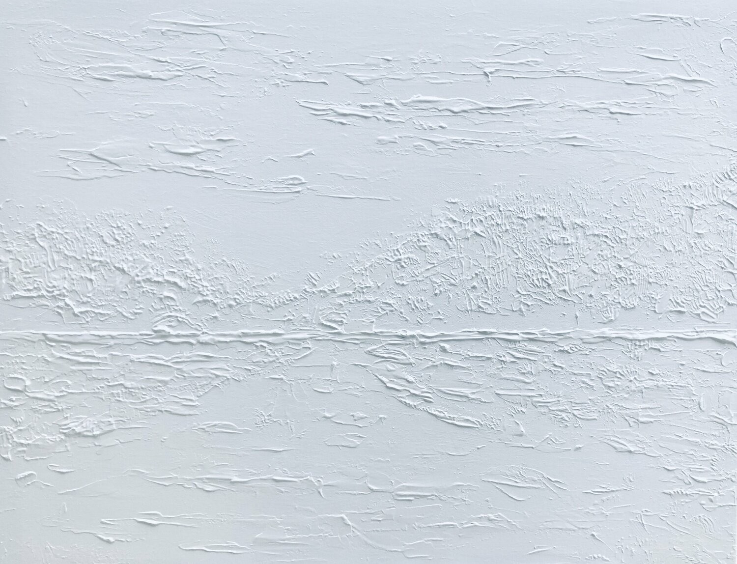 Nataliia Krykun, White landscape in 3D Nataliia Krykun, White landscape in 3D