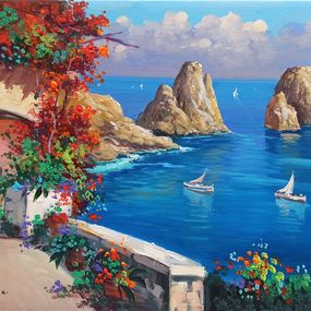 Gemälde, Seastacks belvedere, Vincenzo Somma